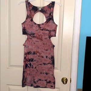 Billabong side cut out dress